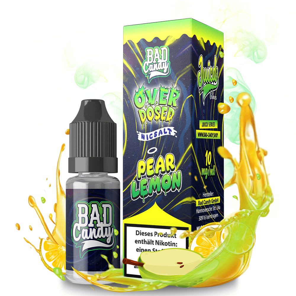 Bad Candy Nikotinsalz - Pear Lemon - Overdosed 10ml Liquid 20mg 