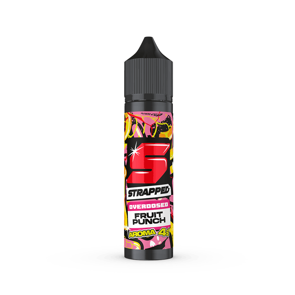 Strapped Longfill - Fruit Punch - Overdosed 4ml Aroma in 60ml Flasche C Strapped Longfill - Fruit Punch - Overdosed 4ml Aroma in 60ml Flasche C