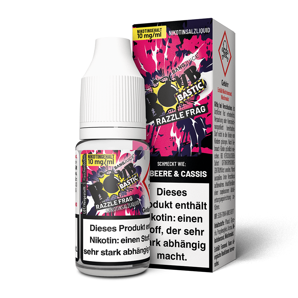 Bang Juice Bomb Bastic Nikotinsalz - Razzle Frag - 10mg 10ml 