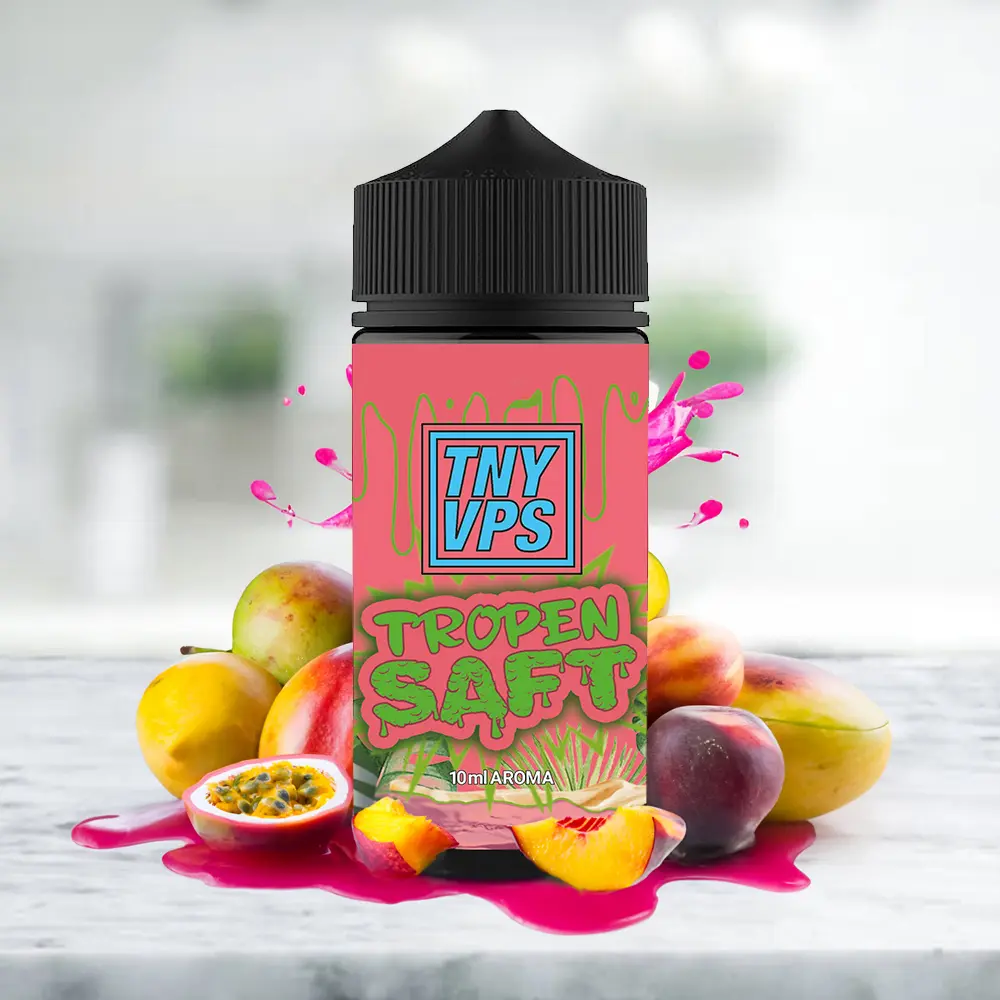 Tony Vapes Aroma Longfill - Tropen Saft - 10ml in 100ml Flasche 