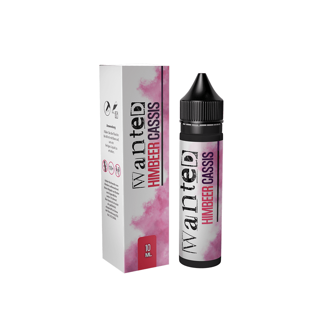 Wanted Aroma Longfill - Himbeer Cassis - 10ml in 60ml Flasche Wanted Aroma Longfill - Himbeer Cassis - 10ml in 60ml Flasche