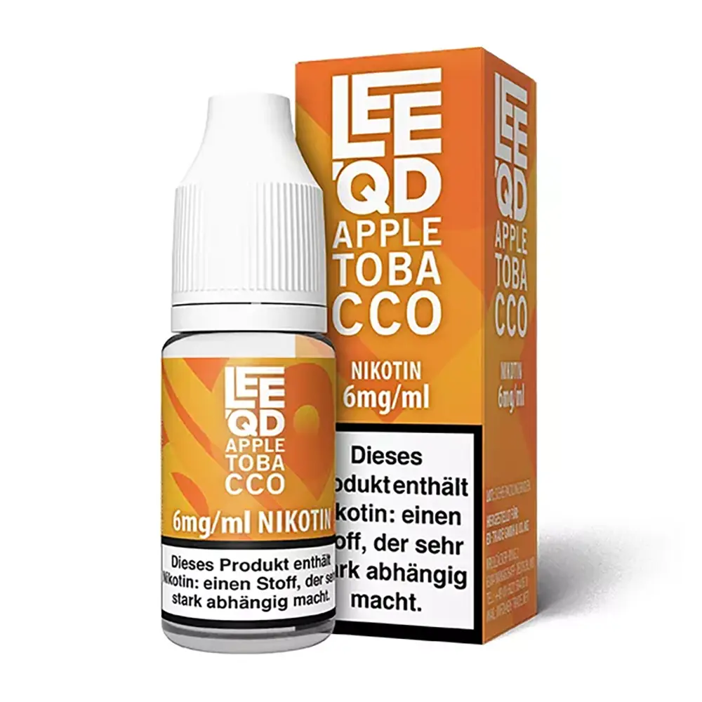 LEEQD Tabak Apple Tobacco 10ml 6mg Liquid LEEQD Tabak Apple Tobacco 10ml 6mg Liquid