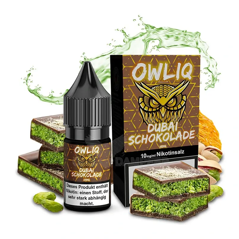 OWLIQ - Dubai Schokolade 10ml Nikotinsalz Liquid