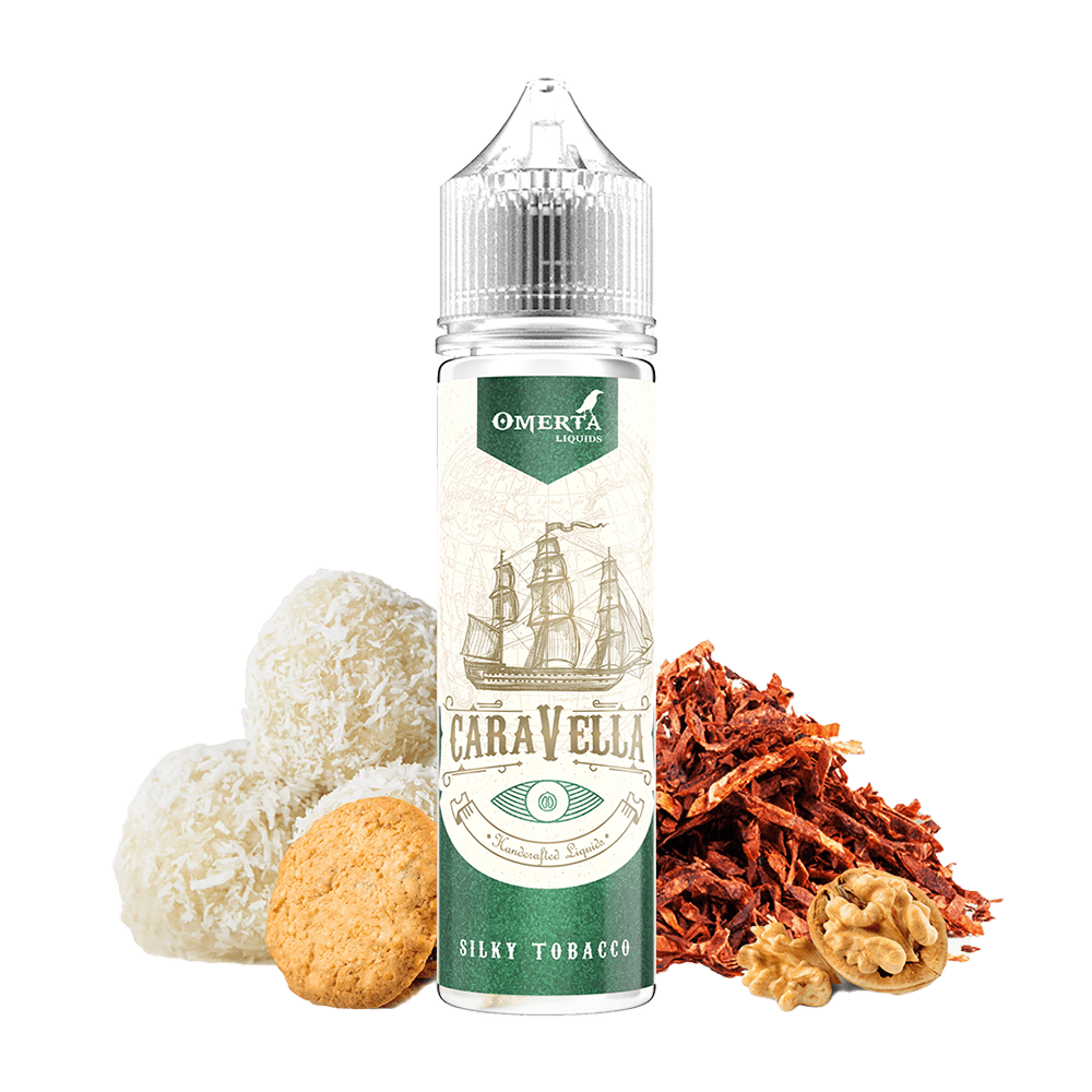 Omerta Aroma Longfill - Caravella Silky Tobacco - 10ml Aroma in 60ml Flasche 