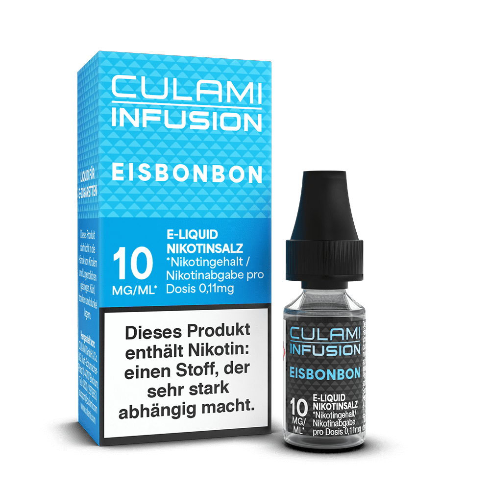 Culami Infusion Nikotinsalz - Eisbonbon - Liquid 10mg 10ml  Culami Infusion Nikotinsalz - Eisbonbon - Liquid 10mg 10ml