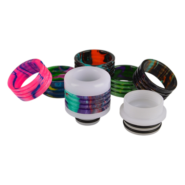 12 in 1 Resin Drip Tip 810er/510er White-Edition 12 in 1 Resin Drip Tip 810er/510er White-Edition