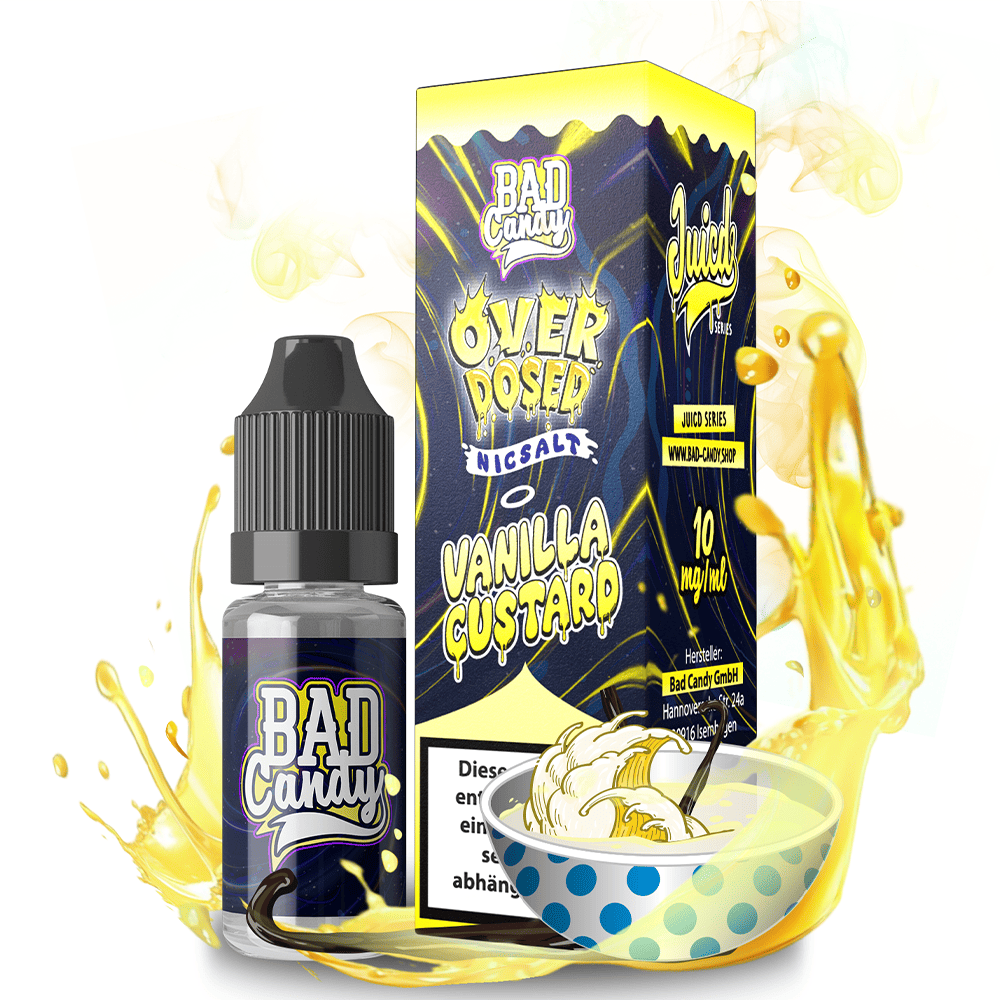 Bad Candy Nikotinsalz - Vanilla Custard - Overdosed 10ml Liquid 20mg 