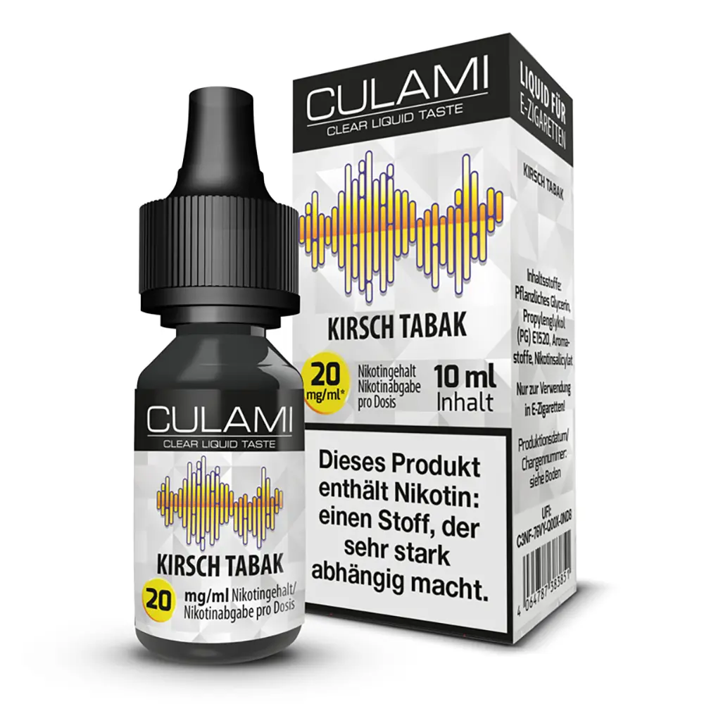 Culami Nikotinsalz - Kirsch Tabak  Liquid - Liquid 20mg