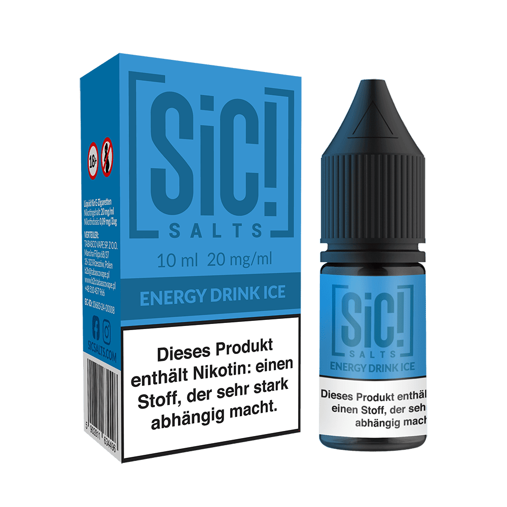 SIC Nikotinsalz - Energy Drink Ice -10ml Liquid 20mg 