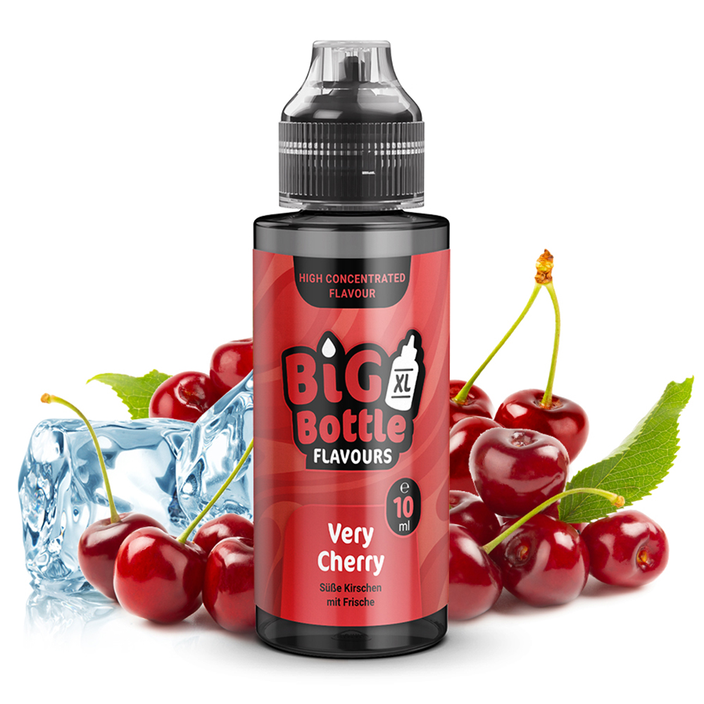 Big Bottle Flavours Aroma - Very Cherry - 10ml in 120ml Flasche 