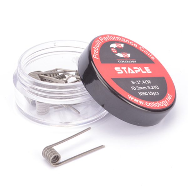 Coilology Staple 0,24Ohm Nichrome (10Stk./VE) Coilology Staple 0,24Ohm Nichrome (10Stk./VE)
