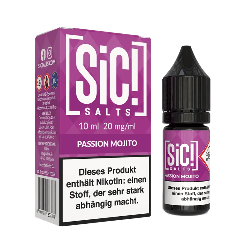 SIC - Passion Mojito 10ml Nikotinsalz Liquid