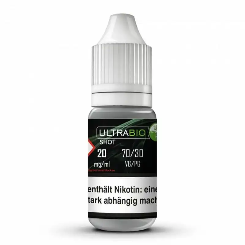 Ultrabio Nikotin Shot 30PG/70VG 20mg/ml - Der Ideale Nikotinshot zum Mischen deiner Liquids!  Ultrabio Nikotin Shot 30PG/70VG 20mg/ml