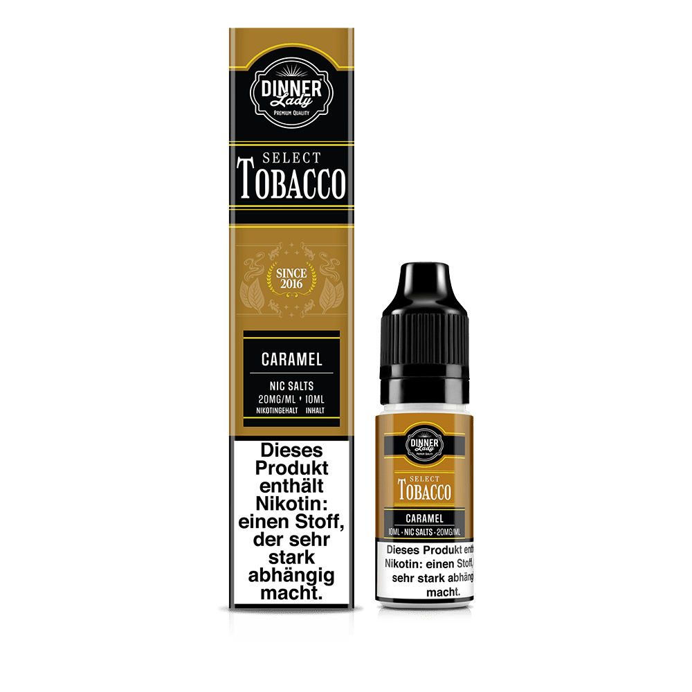 Dinner Lady Nikotinsalz - Caramel - 50/50 10ml Liquid 20mg Dinner Lady Nikotinsalz - Caramel - 50/50 10ml Liquid 20mg