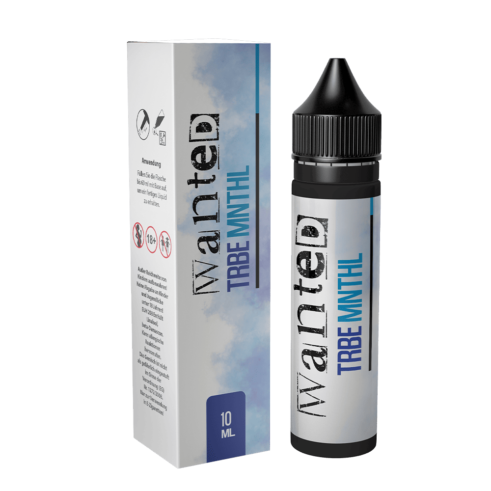 Wanted Aroma Longfill - Trbe Mnthl - 10ml in 60ml Flasche C Wanted Aroma Longfill - Trbe Mnthl - 10ml in 60ml Flasche C