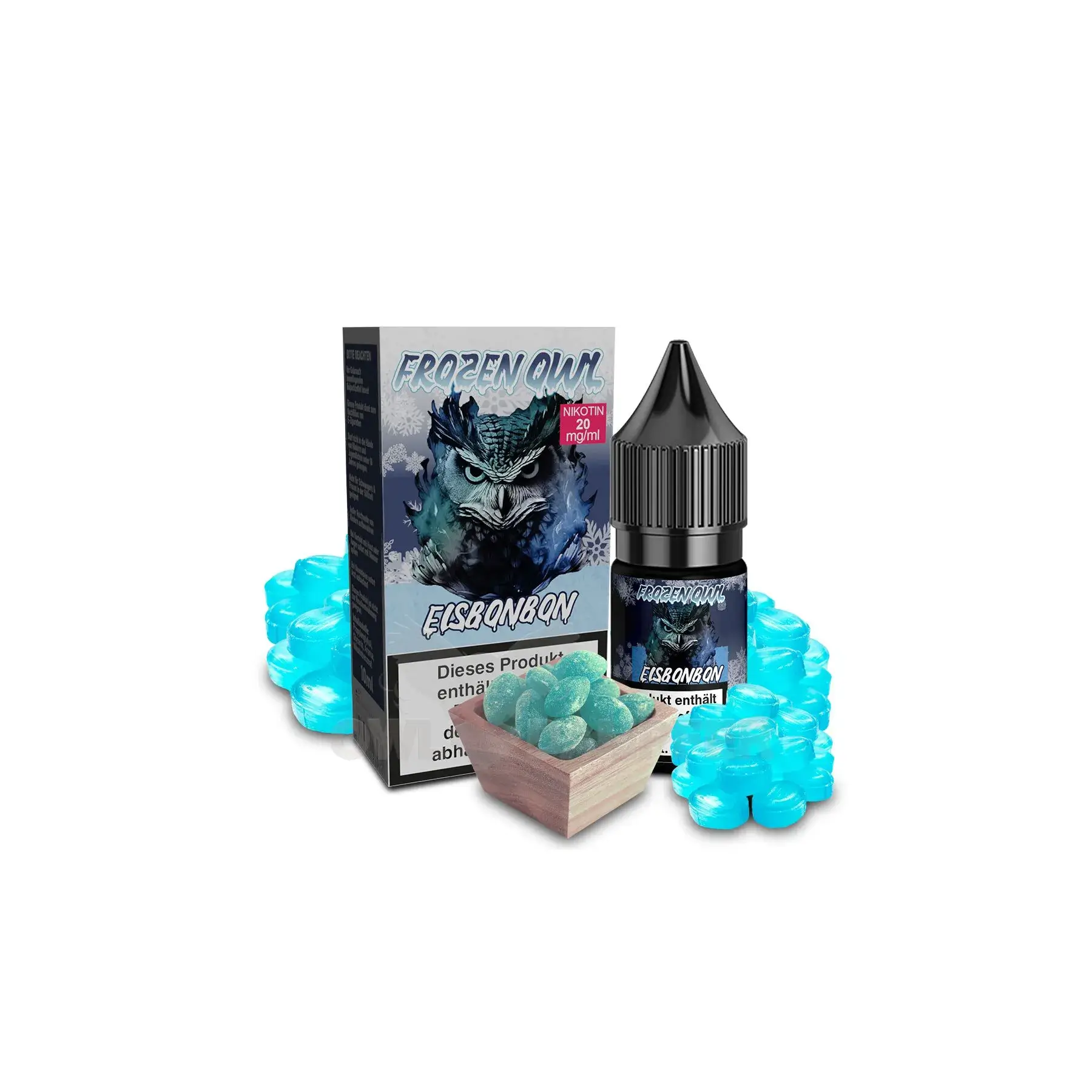 Frozen OWL Eisbonbon Nikotinsalz Liquid 10 ml 20 mg