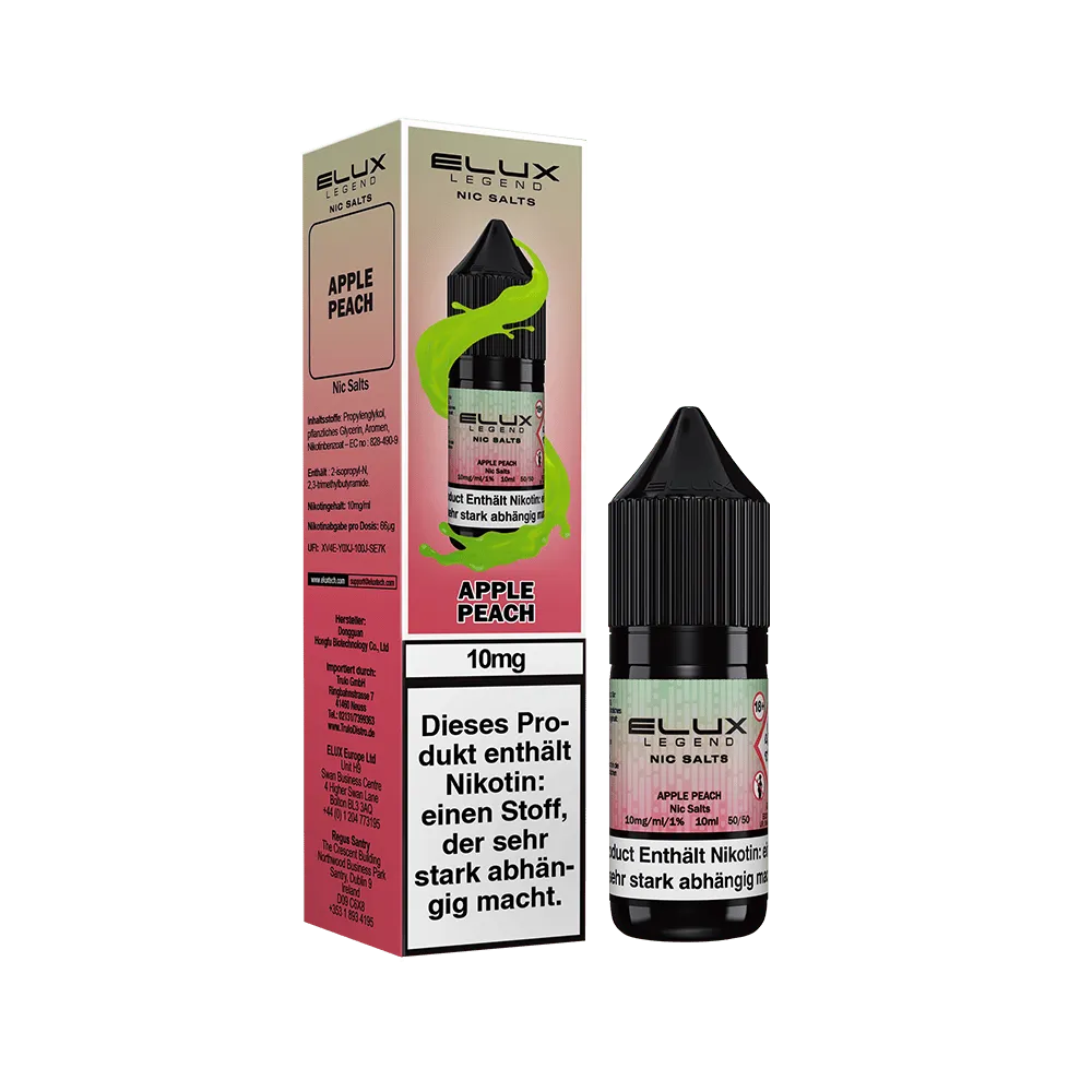Elux - Apple Peach 10ml Nikotinsalz Liquid