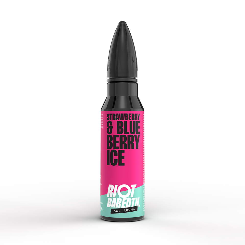 Riot Squad Aroma Longfill - Strawberry Blueberry Ice - 5ml in 60ml Flasche 