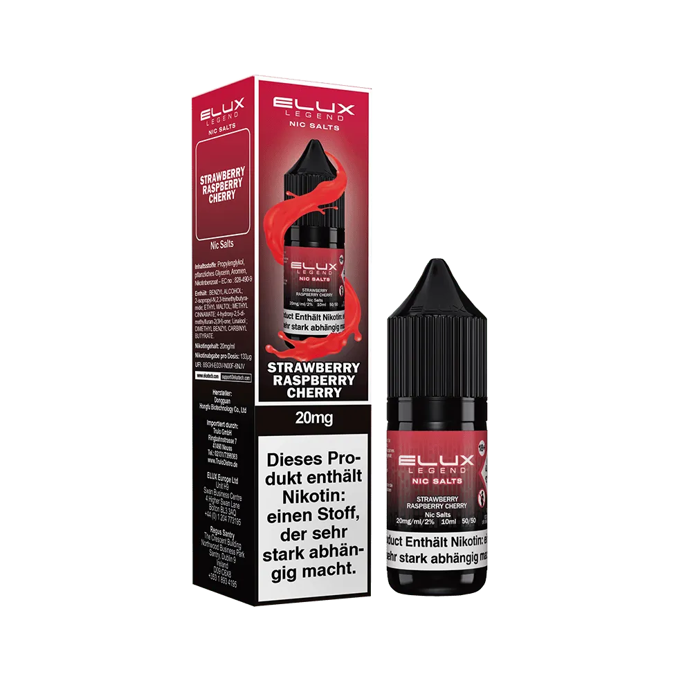 Elux - Strawberry Raspberry Cherry 10ml Nikotinsalz Liquid