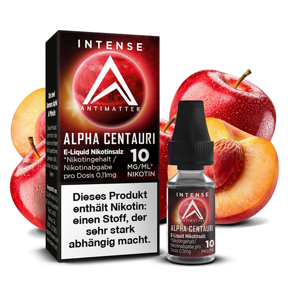 Antimatter Intense Nikotinsalz - Alpha Centauri - 10mg 10ml Liquid Antimatter Intense Nikotinsalz - Alpha Centauri - 10mg 10ml Liquid