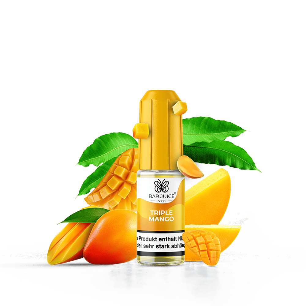 Bar Juice 5000 Nikotinsalz - Triple Mango - Liquid 10mg 10ml C Bar Juice 5000 Nikotinsalz - Triple Mango - Liquid 10mg 10ml C