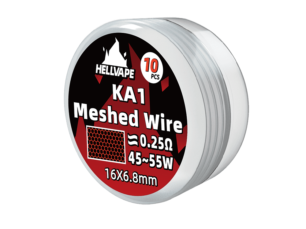 Hellvape KA1 Dead Rabbit M RTA Mesh Coil 0,25 Ohm SS316L Hellvape KA1 Dead Rabbit M RTA Mesh Coil 0,25 Ohm SS316L