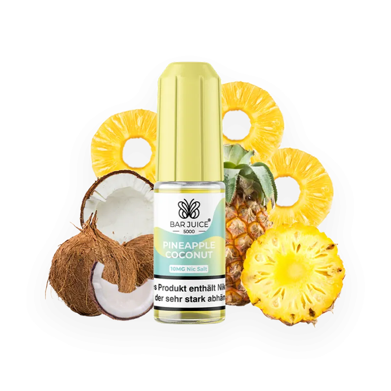 Bar Juice 5000 - Pineapple Coconut 10ml Nikotinsalz Liquid Bar Juice 5000 - Pineapple Coconut 10ml Nikotinsalz Liquid