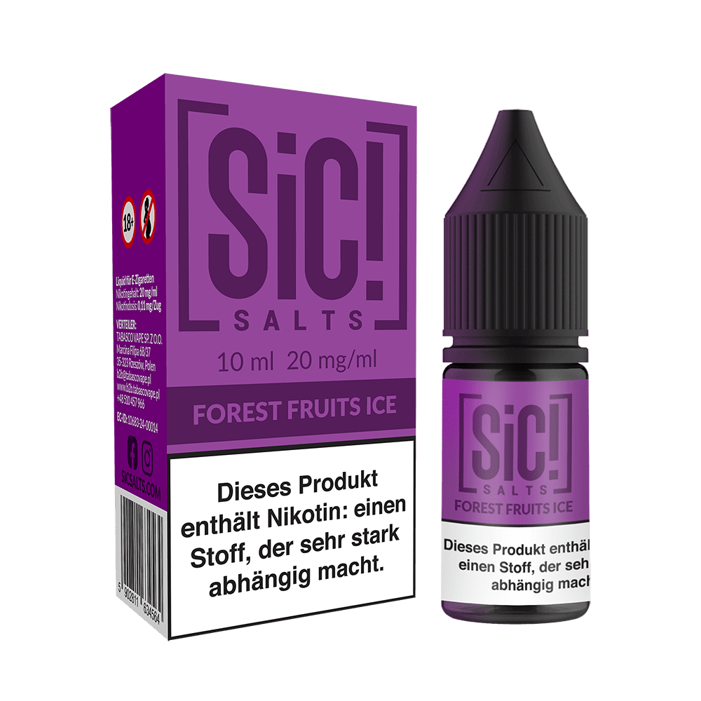 SIC Nikotinsalz - Forest Fruits Ice -10ml Liquid 20mg 