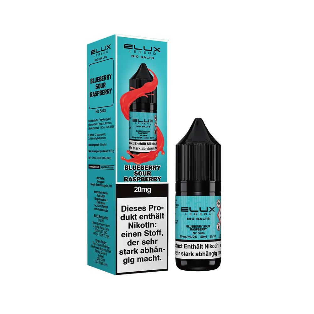 Elux - Blueberry Sour Raspberry 10ml Nikotinsalz Liquid