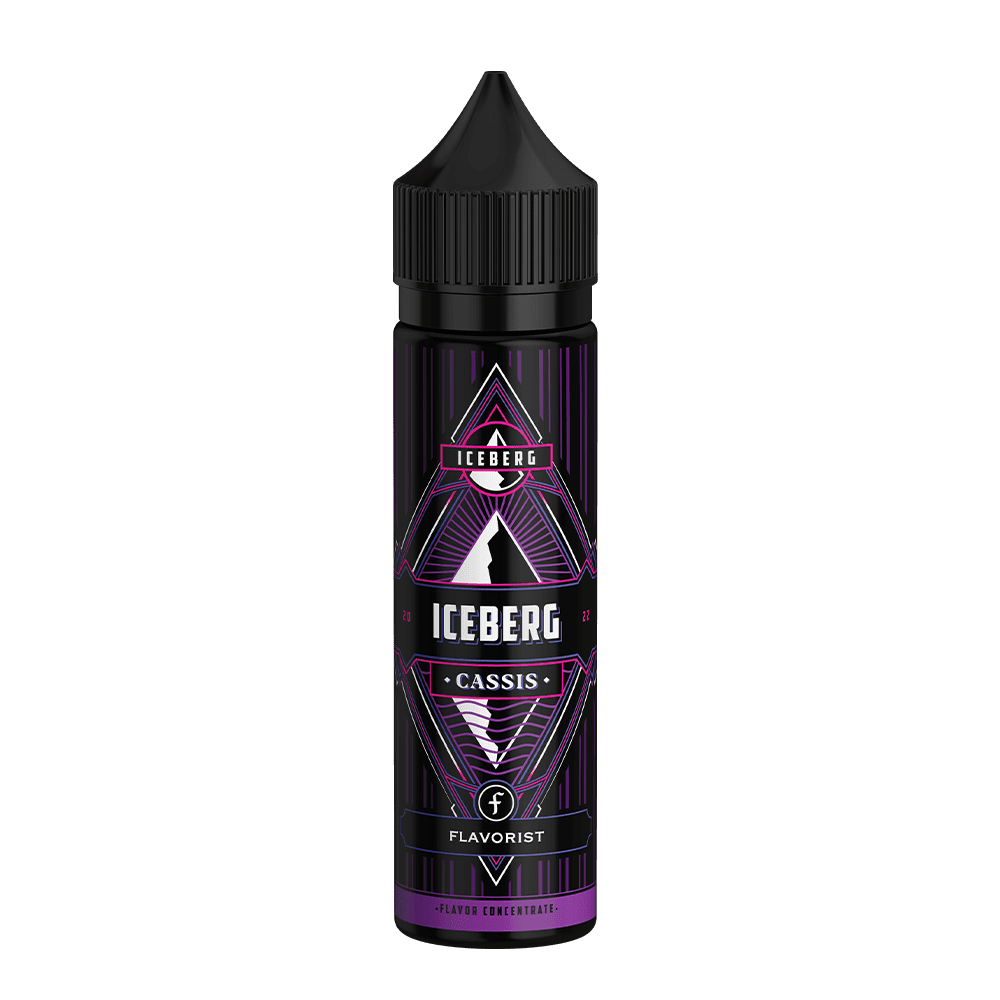 Flavorist Aroma Longfill - Iceberg Cassis - 10ml in 60ml Flasche  C