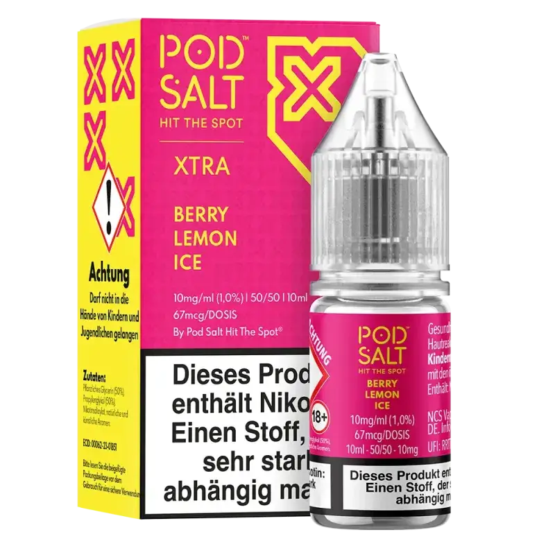 Pod Salt Xtra - Berry Lemon Ice 10ml Nikotinsalz Liquid