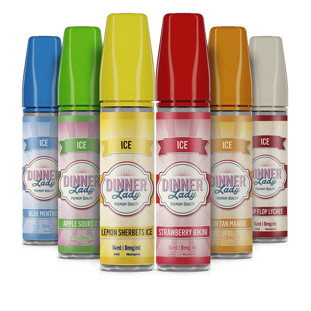 Dinner Lady Aroma Longfill - Blue Menthol - 14ml in 60ml Flasche  C