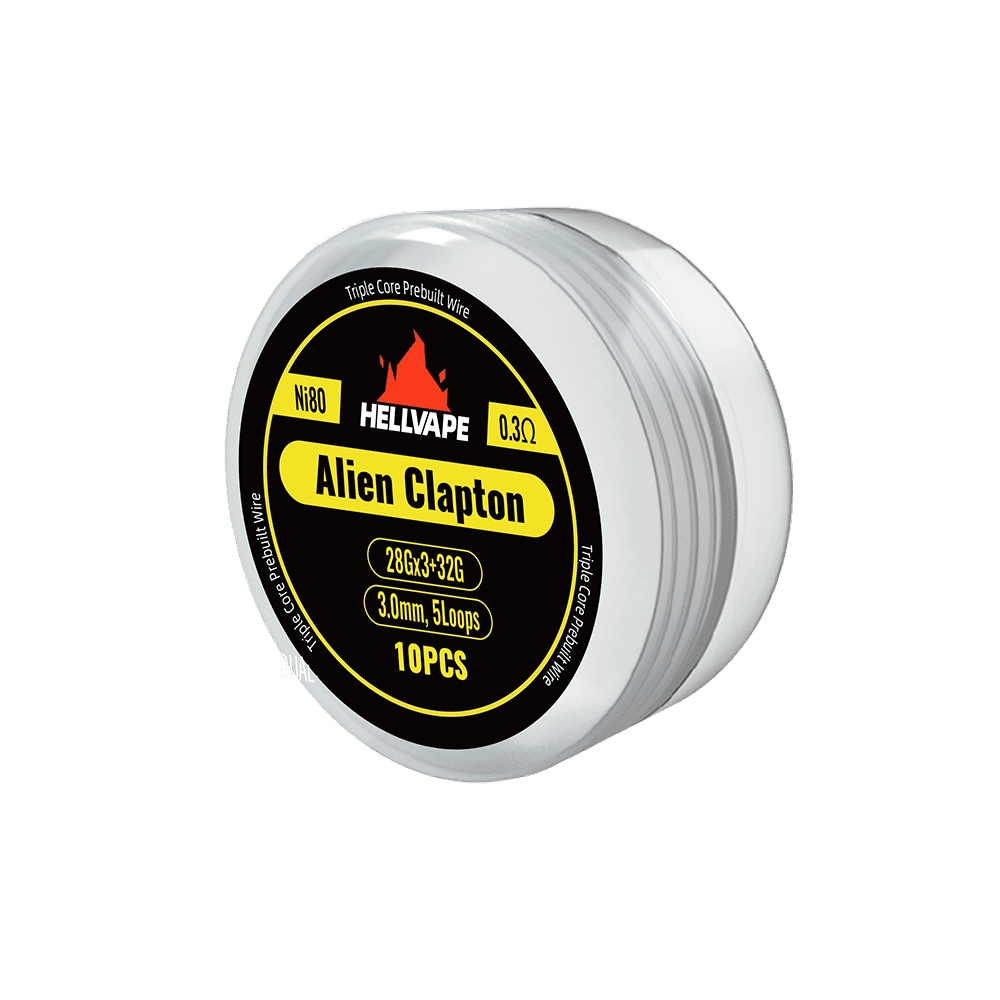 Hellvape Alien Clapton Coil 0,3 Ohm Ni80 Hellvape Alien Clapton Coil 0,3 Ohm Ni80