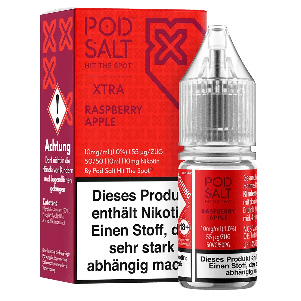 Pod Salt Xtra - Raspberry Apple 10ml Nikotinsalz Liquid