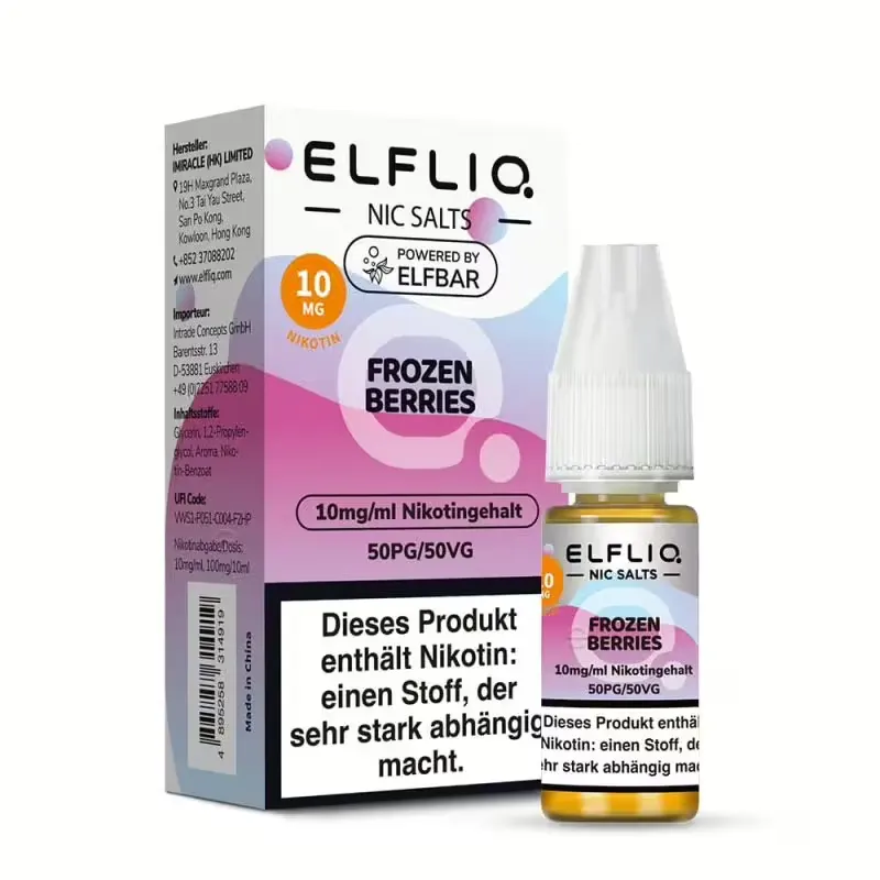 Elfliq - Frozen Berries 10ml Nikotinsalz Liquid - 10mg