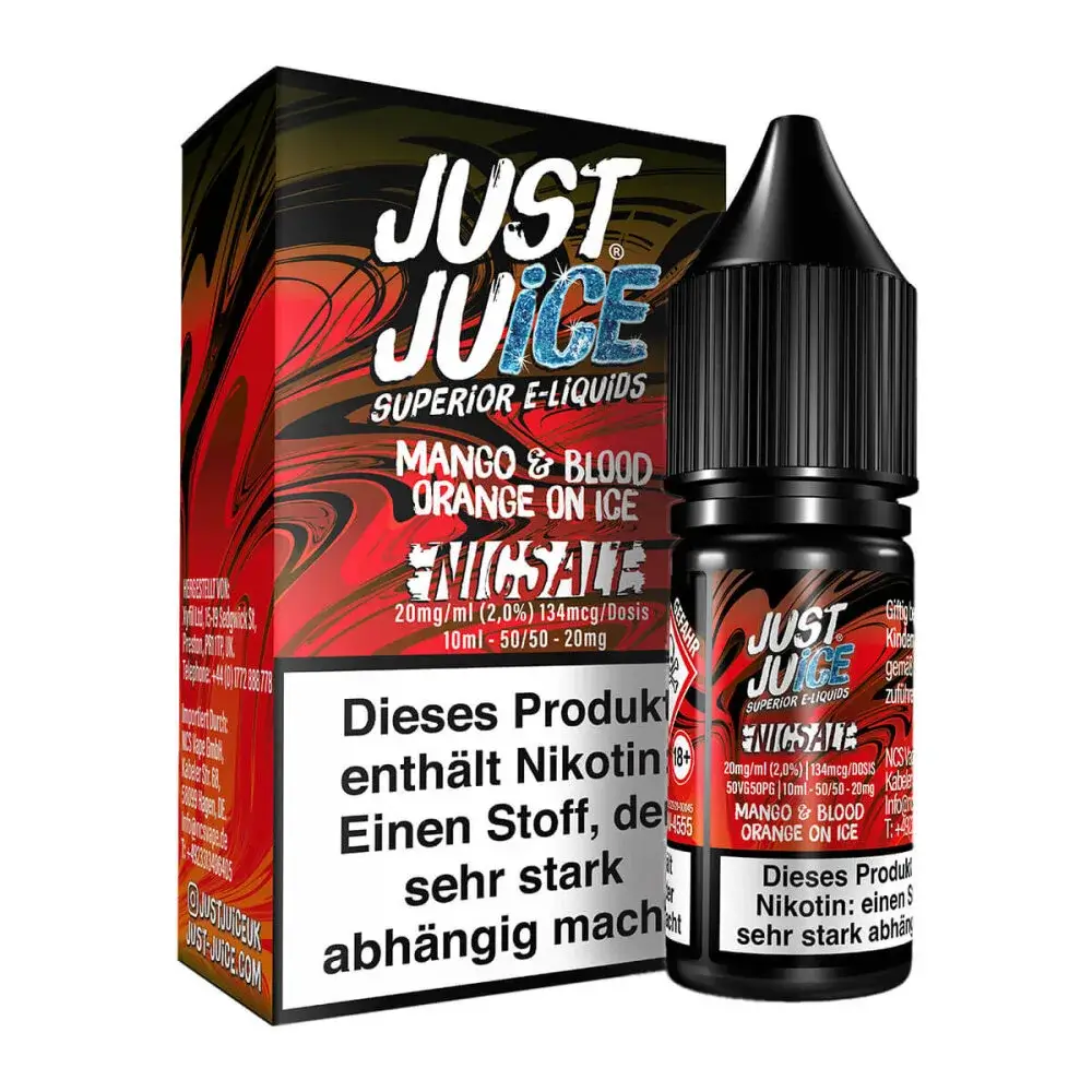 Just Juice - Fusion Mango & Blood Orange 10ml Nikotinsalz Liquid