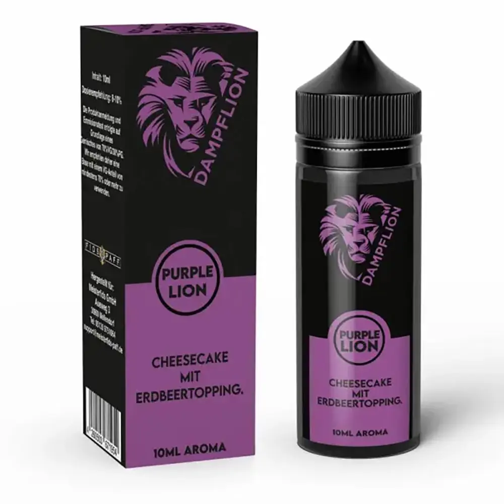 Dampflion Originals Longfill - Purple Lion - 10ml Aroma in 120ml Flasche 
