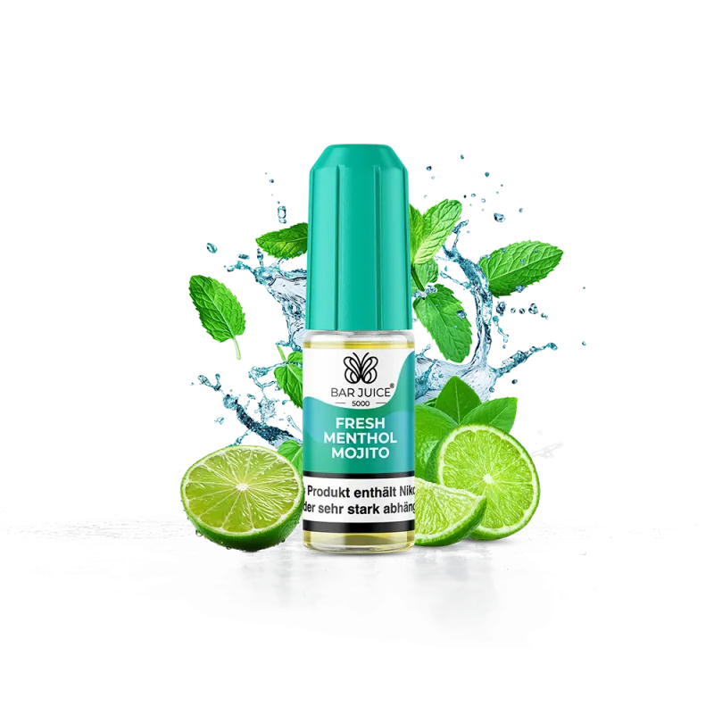 Bar Juice 5000 - Fresh Menthol Mojito 10ml Nikotinsalz Liquid Bar Juice 5000 - Fresh Menthol Mojito 10ml Nikotinsalz Liquid