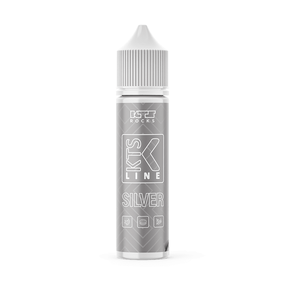 KTS Line Silver Aroma Longfill 10ml in 60ml Flasche 