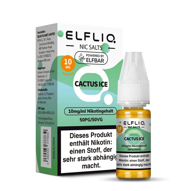 Elfliq - Cactus Ice 10ml Nikotinsalz Liquid