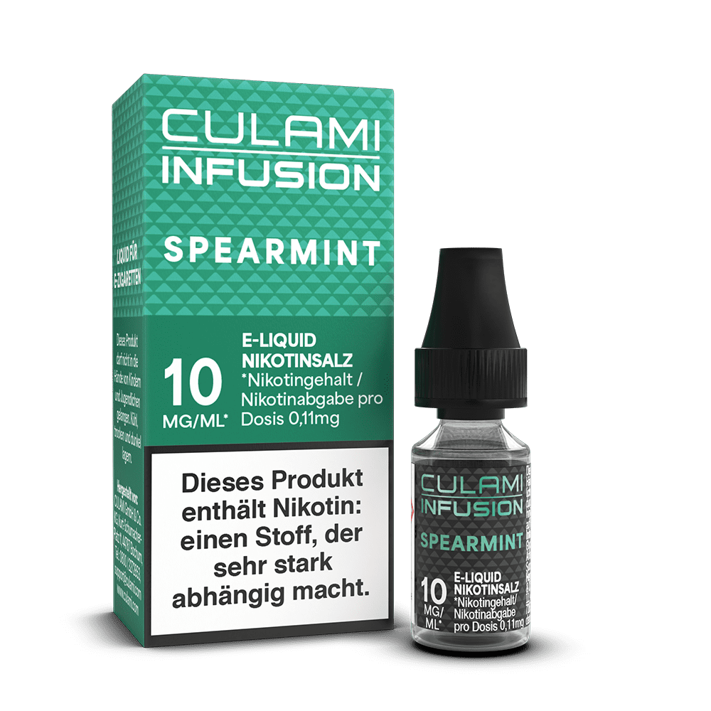 Culami Infusion Nikotinsalz - Spearmint - Liquid 10mg 10ml Culami Infusion Nikotinsalz - Spearmint - Liquid 10mg 10ml