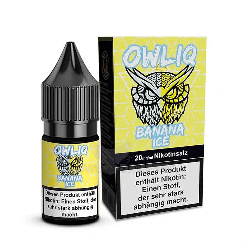 OWLIQ - Banana Ice 10ml Nikotinsalz Liquid