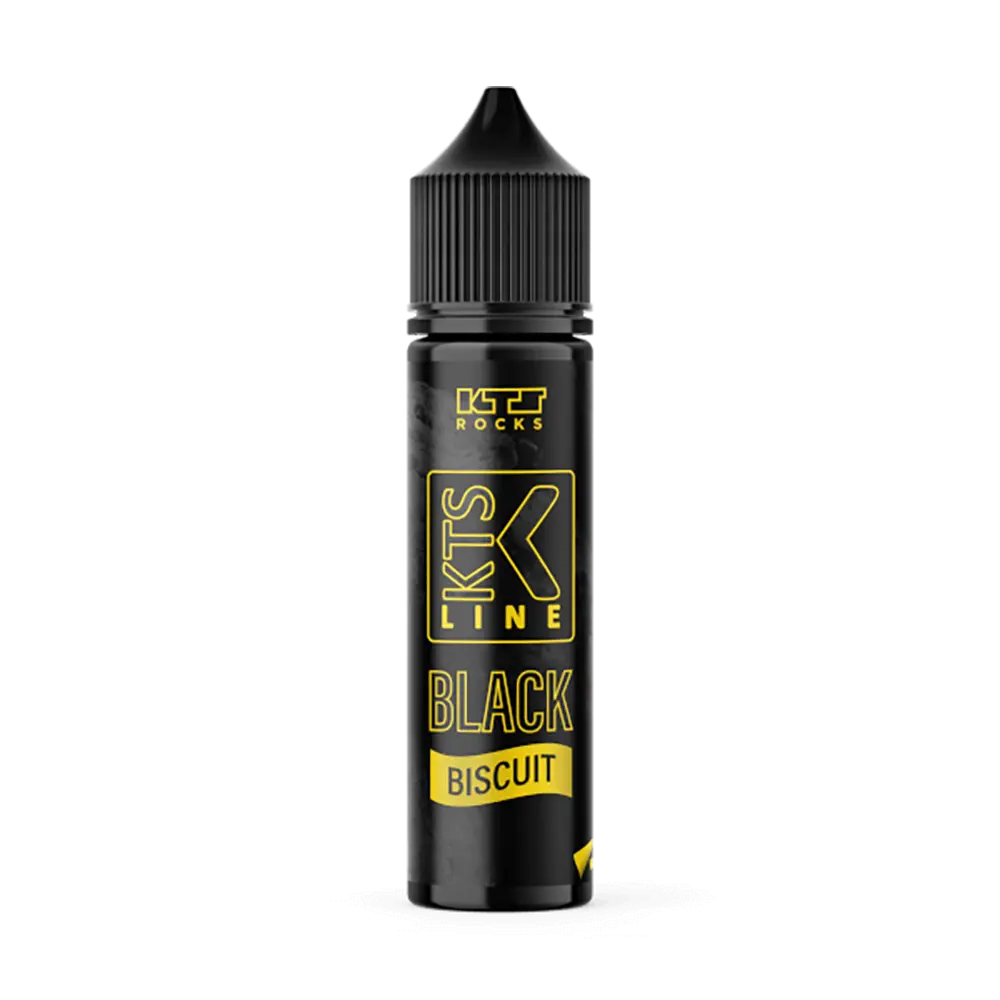 KTS Line Black Biscuit Aroma Longfill 10ml in 60ml Flasche 