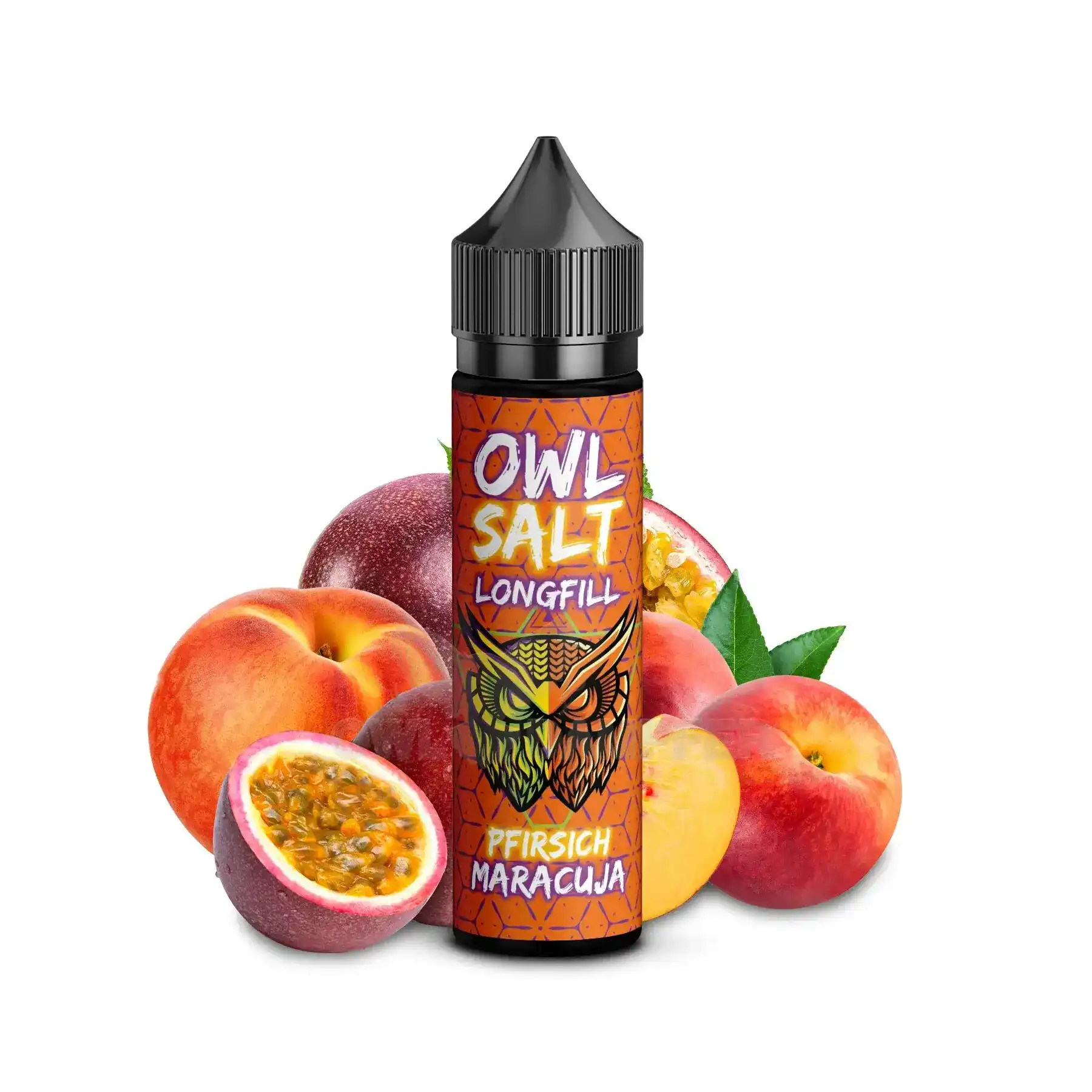 OWL Salt - Pfirsich Maracuja 10ml Aroma Longfill OWL Salt - Pfirsich Maracuja 10ml Aroma Longfill