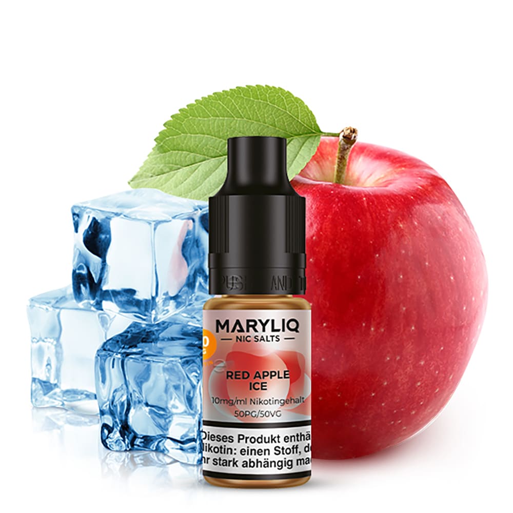 Maryliq Nikotinsalz - Red Apple Ice - 10mg 10ml  Maryliq Nikotinsalz - Red Apple Ice - 10mg 10ml