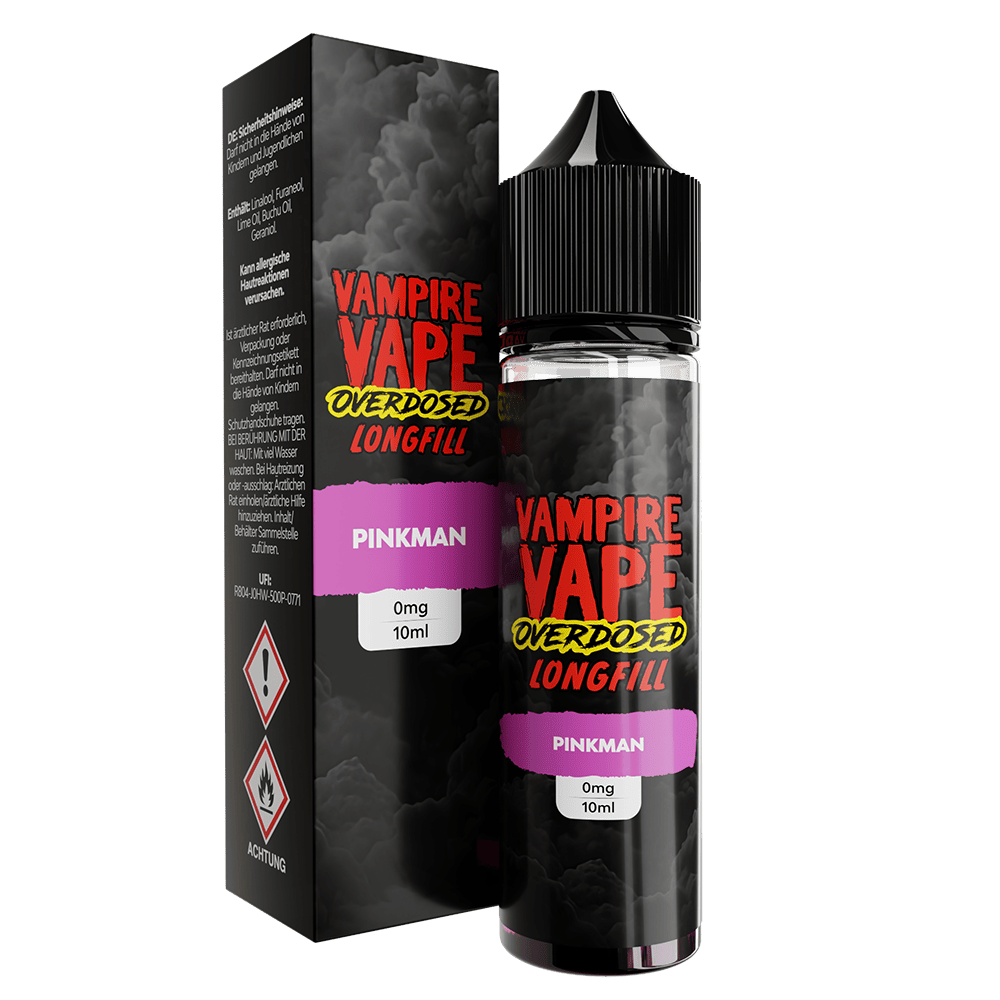 Vampire Vape Longfill - Overdose Pinkman - 10ml Aroma in 60ml Flasche C Vampire Vape Longfill - Overdose Pinkman - 10ml Aroma in 60ml Flasche C