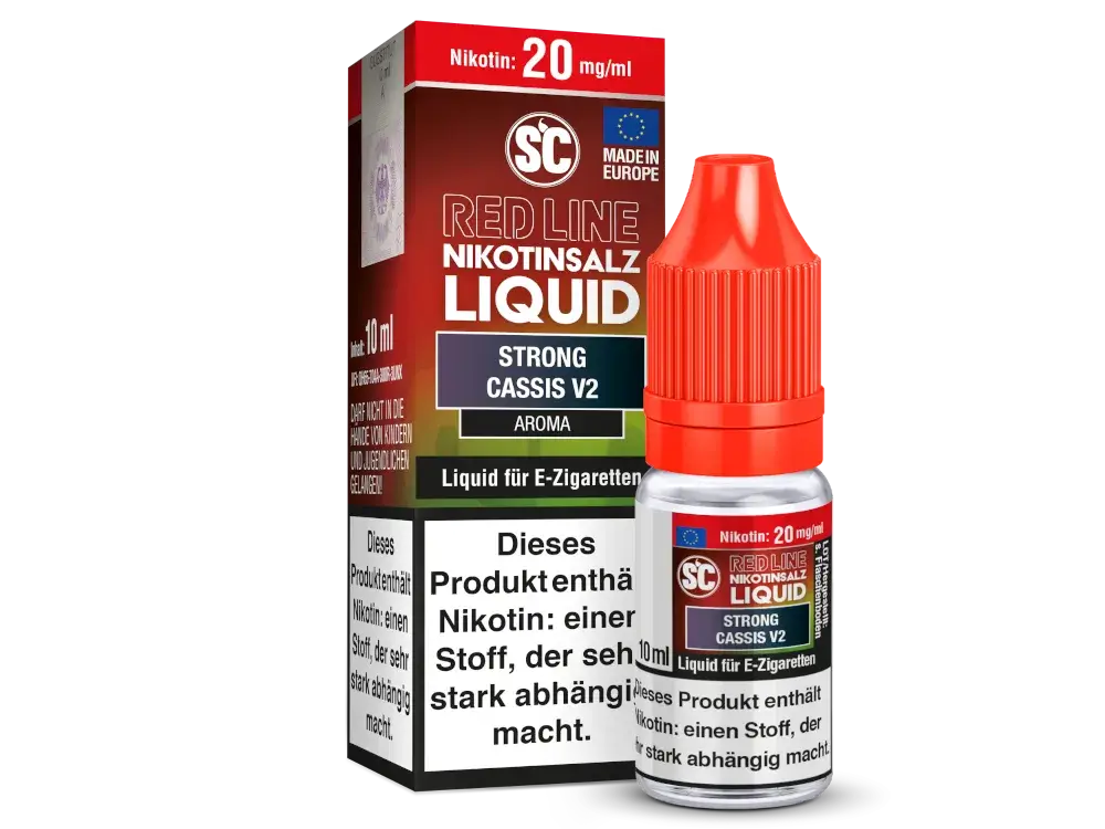 SC Red Line - Strong Cassis V2 10ml Nikotinsalz Liquid