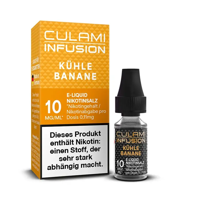 Culami Infusion - Kühle Banane 10ml Nikotinsalz Liquid