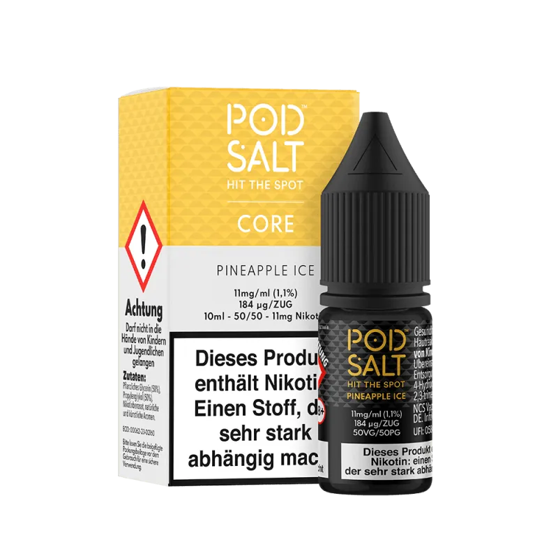 Pod Salt Core - Pineapple Ice 10ml Nikotinsalz Liquid