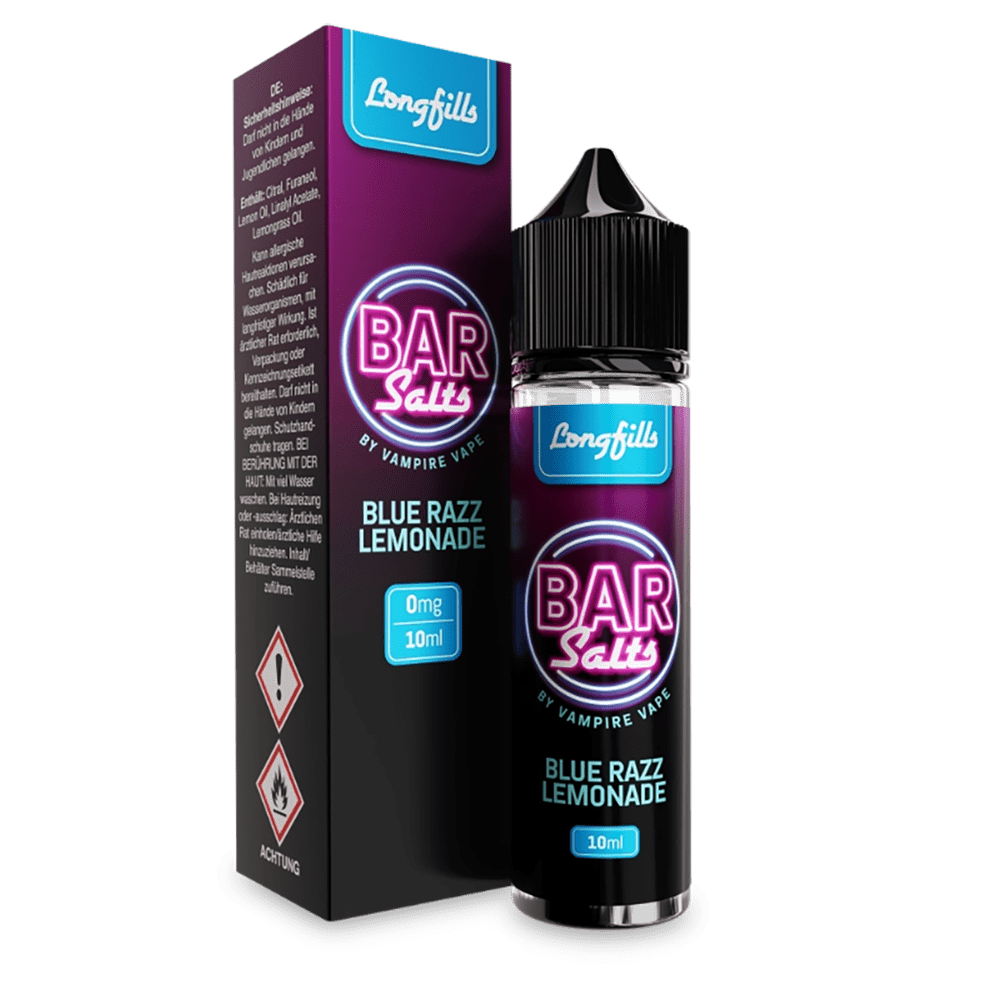 Bar Salts Aroma Longfill - Blue Razz Lemonade - 10ml in 60ml Flasche Bar Salts Aroma Longfill - Blue Razz Lemonade - 10ml in 60ml Flasche